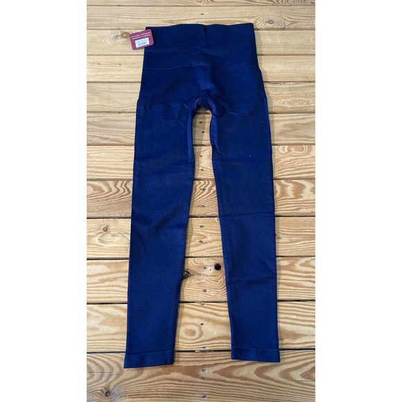 NEW Anti X Everyday Solutions Seamless Leggings Size Small Women’s Navy - Picture 2 of 9